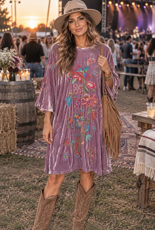 Johnny Was Dresses & Skirts - JOHNNY WAS Karime Velvet Flutter Sleeve Raglan Dress NWT Size SMALL